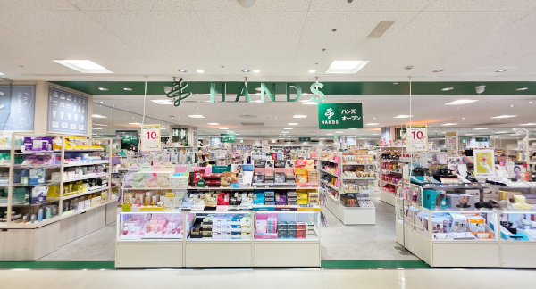 昨年10月に2階に開いた、和歌山県初の「ハンズ」